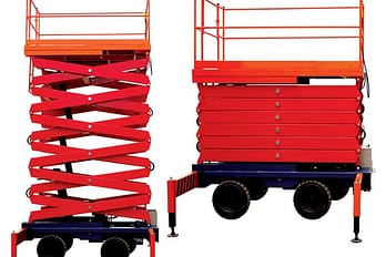 1 ton Hareketli hidrolik makaslı kaldırma 1000kg