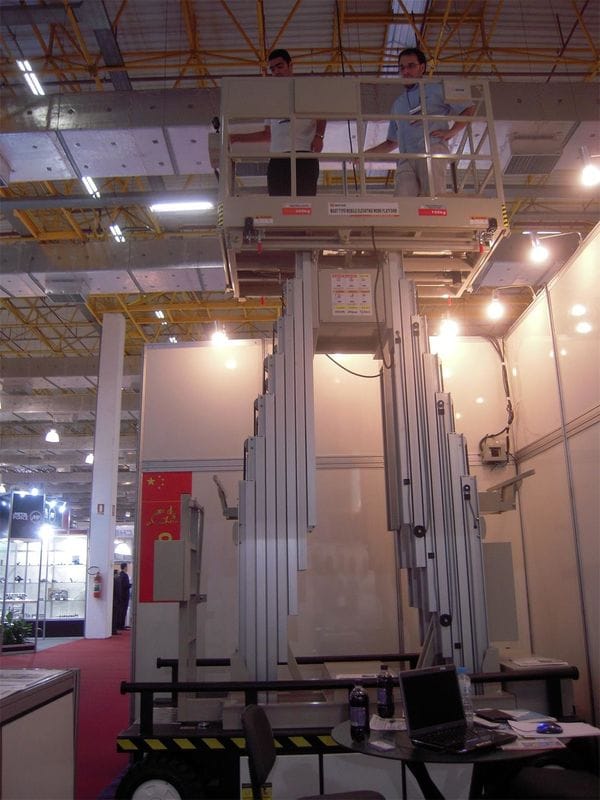 6m aluminum scissor lift