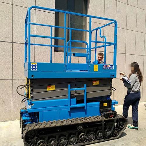 outdoor diesel scissor lift