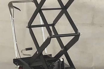 Přenosný ruční hydraulický malý nůžkový zvedací stůl