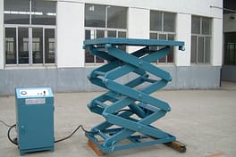Stationary hydraulic scissor lift 1