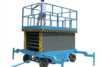 Towable Electric Spider Scissor Lift